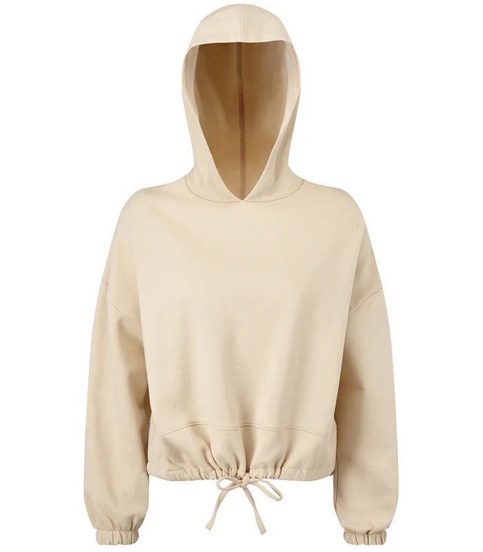 TriDri® TriDri® Women's TriDri® cropped oversize hoodie in Nude