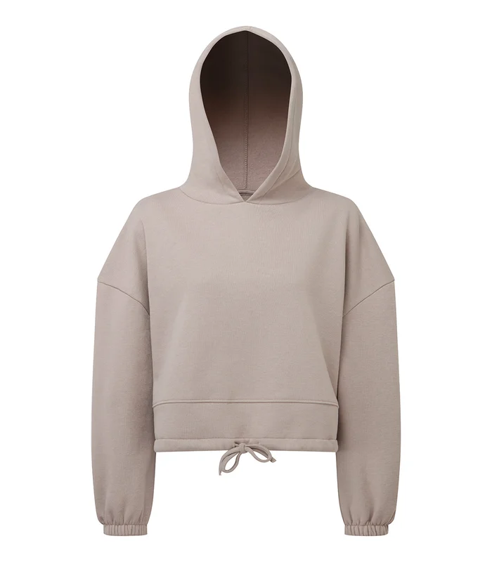 TriDri® TriDri® Women's TriDri® cropped oversize hoodie in Stone
