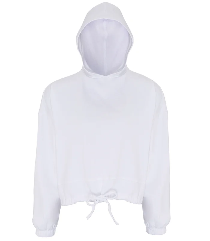 TriDri® TriDri® Women's TriDri® cropped oversize hoodie in White