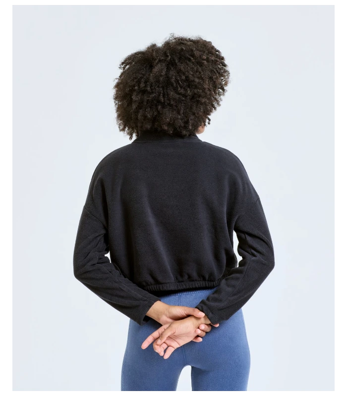 TriDri® TriDri® Women's TriDri® cropped fleece in Black