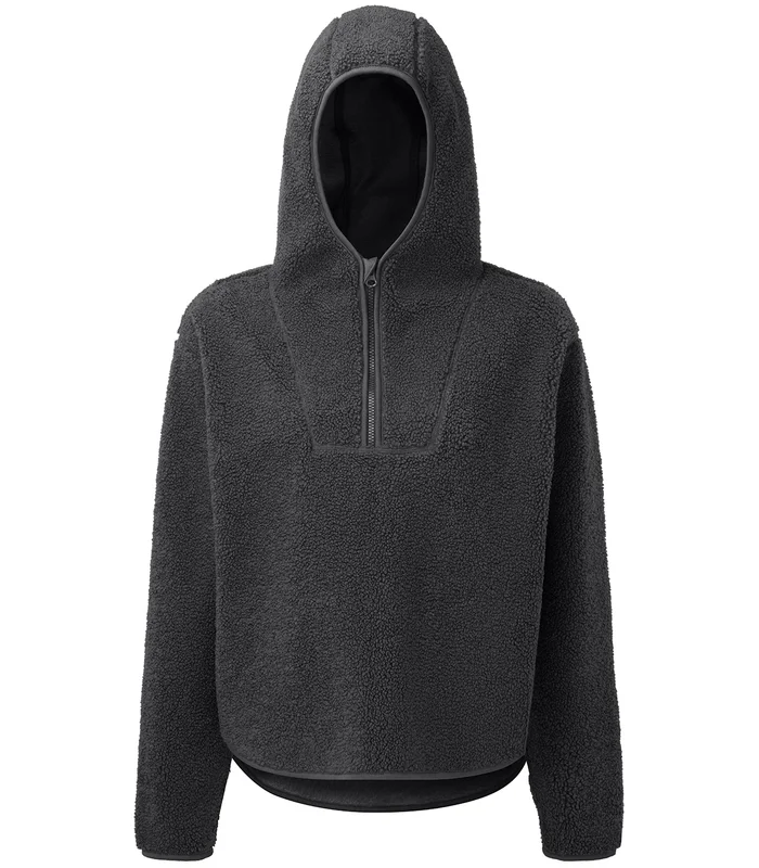 TriDri® TriDri® Women's TriDri® sherpa ¼-zip hoodie in Charcoal