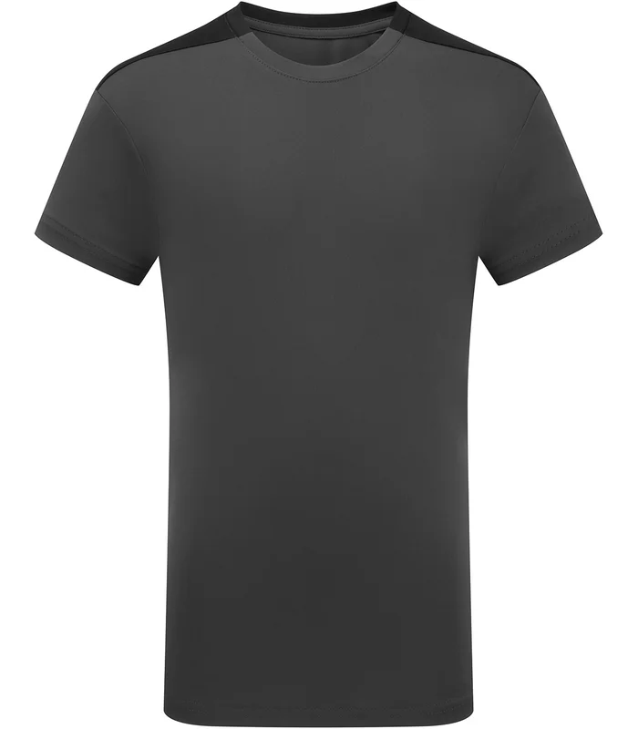 TriDri® TriDri® Kids TriDri® Contrast performance t-shirt in Charcoal/Black