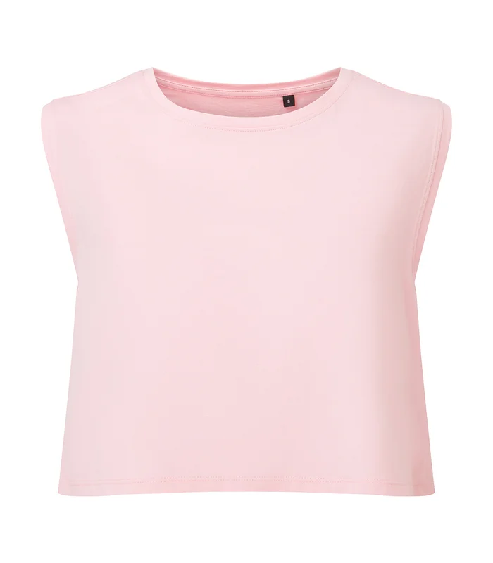 TriDri® TriDri® Womens TriDri® organic crop tank in Light Pink