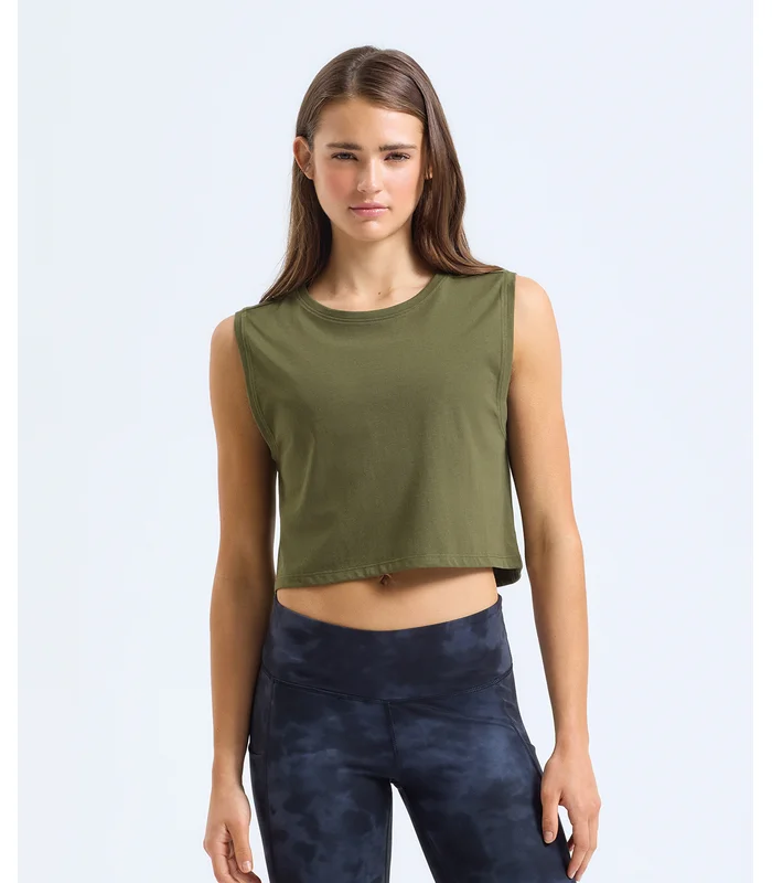 TriDri® TriDri® Womens TriDri® organic crop tank in Black