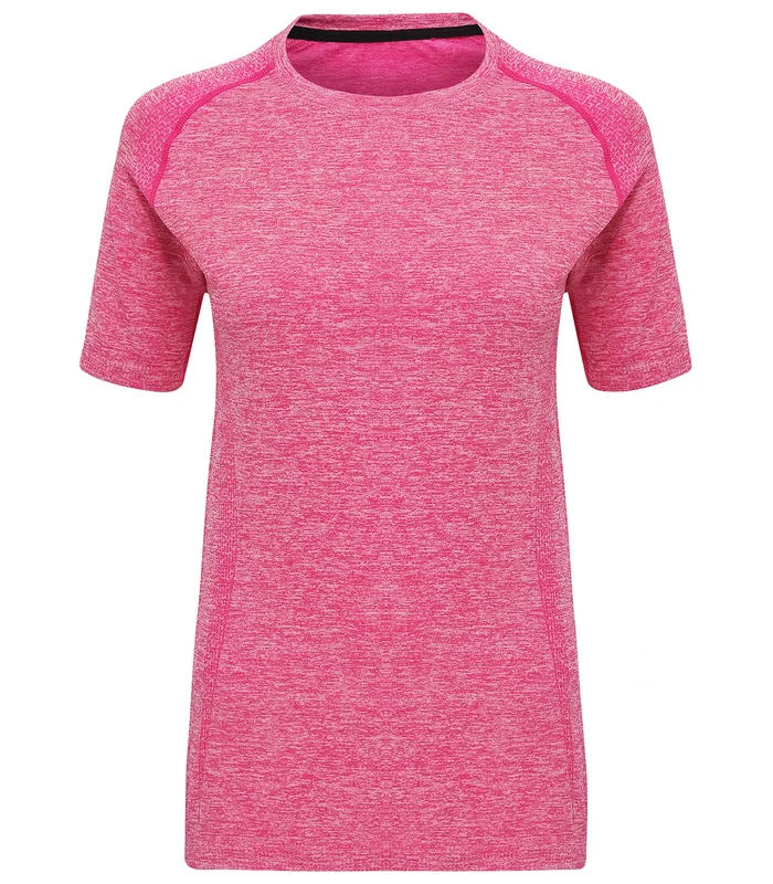 TriDri® TriDri® Women's TriDri® seamless '3D fit' multi-sport performance short sleeve top in Pink