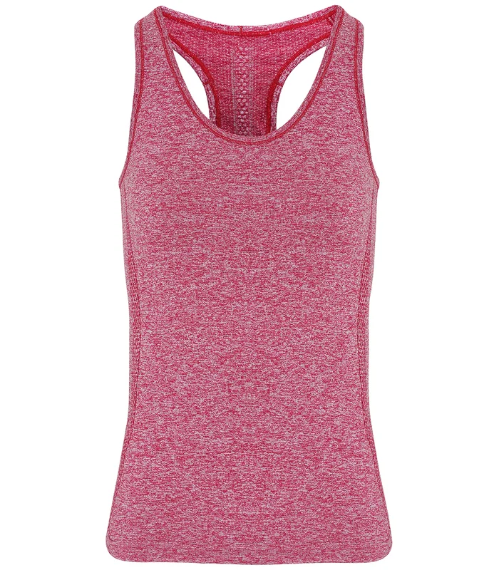 TriDri® TriDri® Women's TriDri® seamless '3D fit' multi-sport sculpt vest in Burgundy