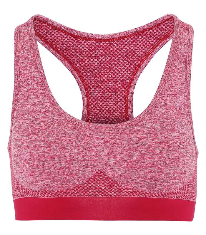 TriDri® TriDri® TriDri® seamless '3D fit' multi-sport sculpt bra in Burgundy