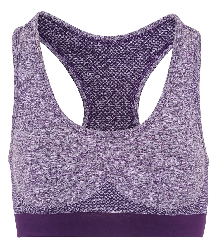 TriDri® TriDri® TriDri® seamless '3D fit' multi-sport sculpt bra in Purple