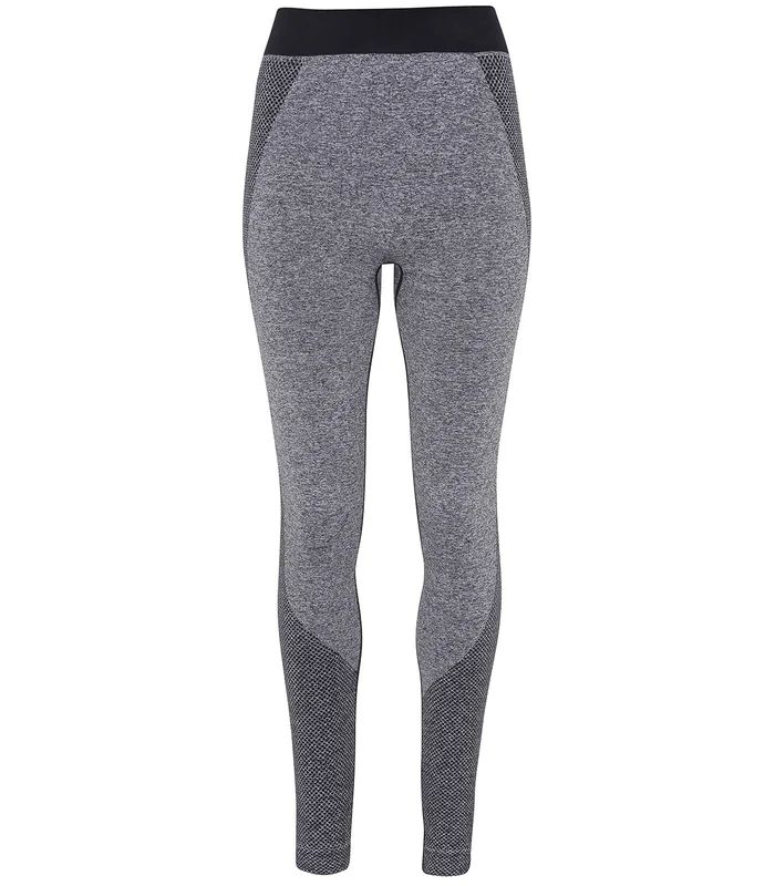 TriDri® TriDri® Women's TriDri® seamless '3D fit' multi-sport sculpt leggings in Charcoal