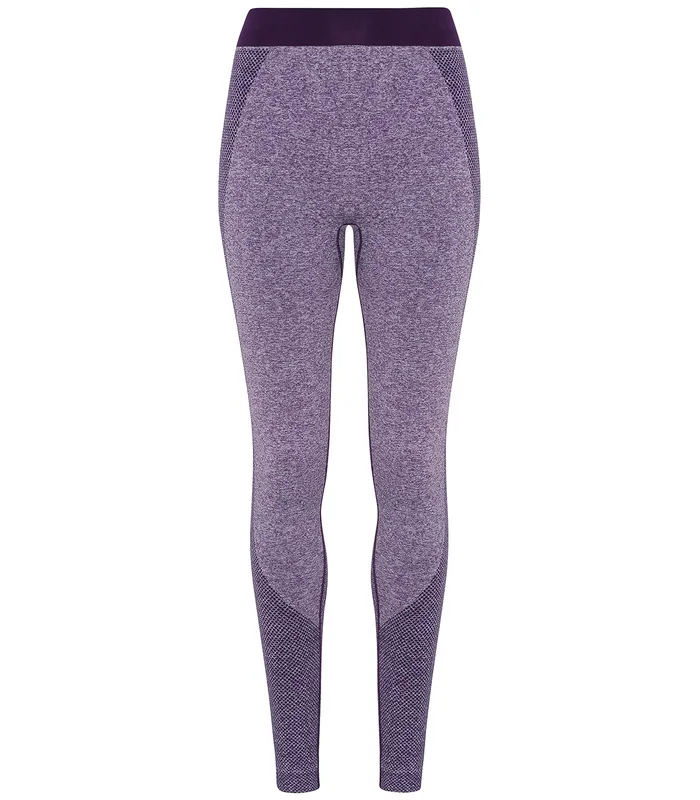 TriDri® TriDri® Women's TriDri® seamless '3D fit' multi-sport sculpt leggings in Purple