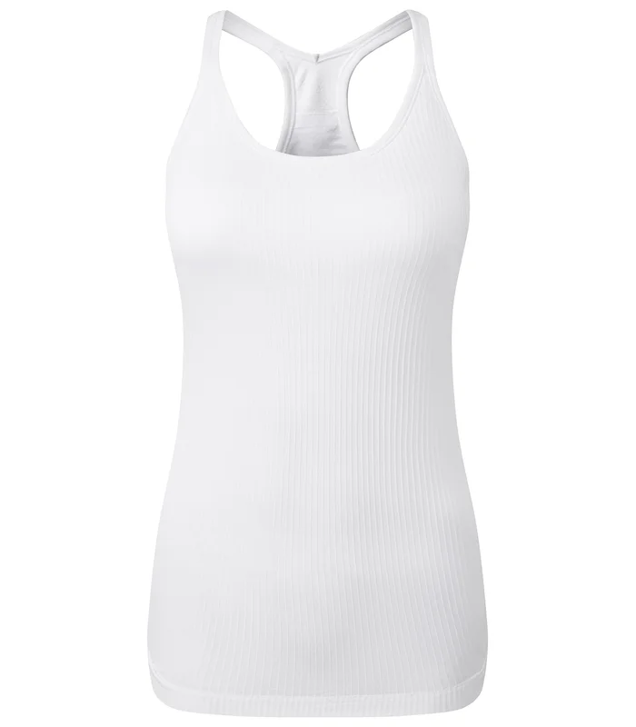 TriDri® TriDri® Women's TriDri® seamless '3D fit' multi-sport sculpt vest with secret support in White