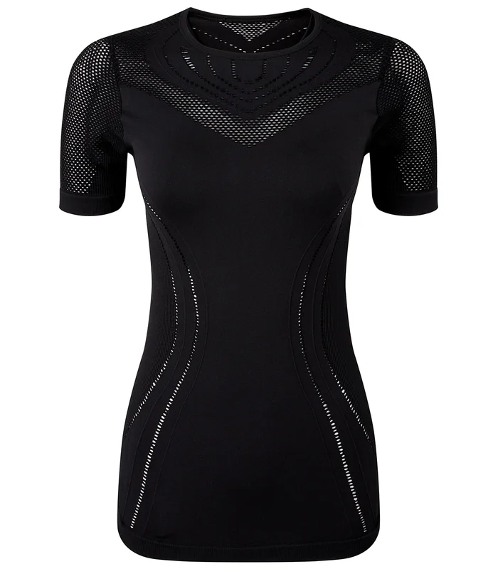 TriDri® TriDri® Women's TriDri® seamless '3D fit' multi-sport reveal sports top in Black