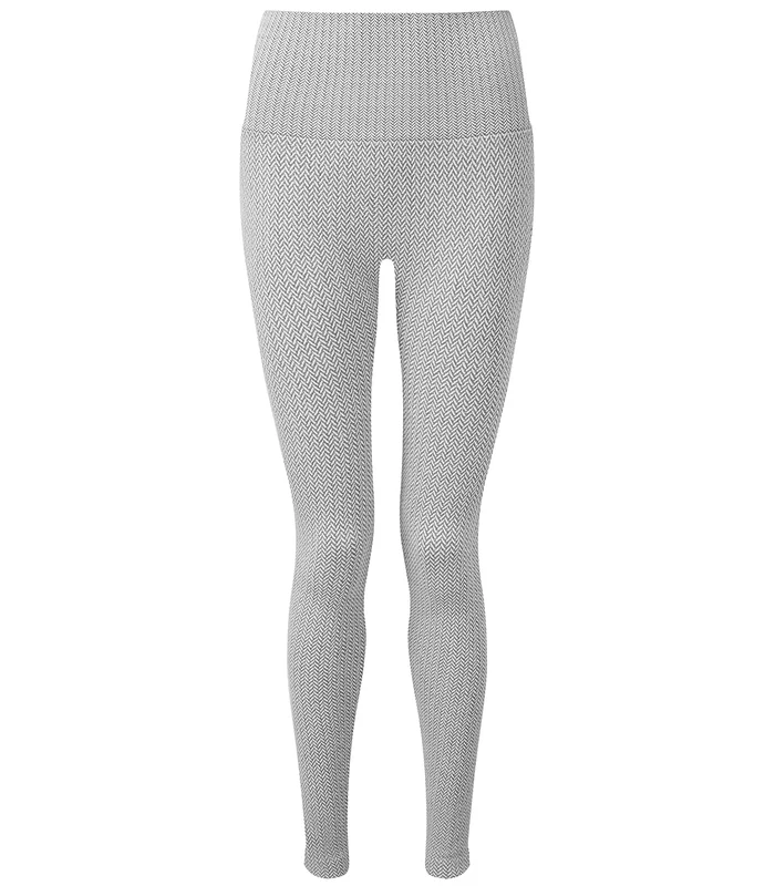 TriDri® TriDri® Women's TriDri® knitted city leggings in Heather Grey
