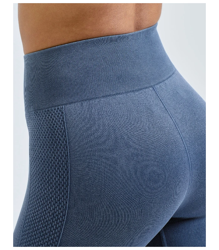 TriDri® TriDri® Women's TriDri® seamless '3D fit' multi-sport denim look leggings in Black Denim