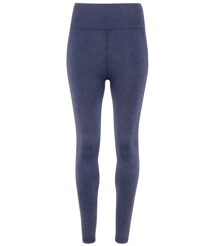 TriDri® TriDri® Women's TriDri® seamless '3D fit' multi-sport denim look leggings in Indigo Denim