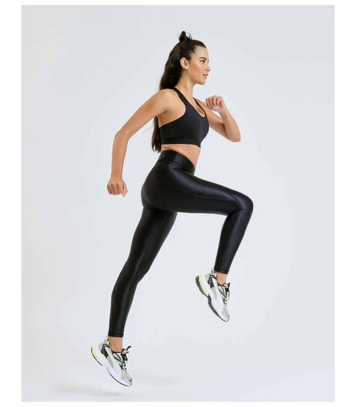 TriDri® TriDri® Women's TriDri® high-shine leggings in Black
