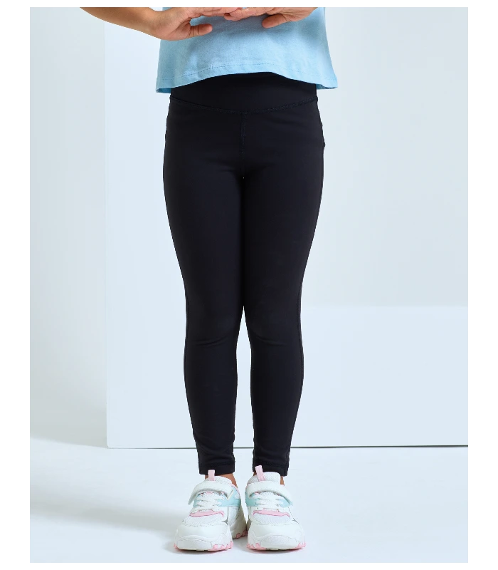 TriDri® TriDri® Kids TriDri® recycled performance leggings in Black