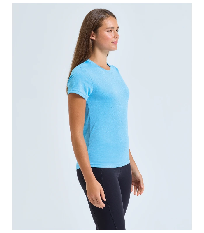TriDri® TriDri® Women's TriDri® recycled performance t-shirt in Black Melange