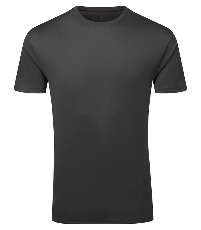 TriDri® TriDri® TriDri® Ion-Charge recycled textured tee in Charcoal