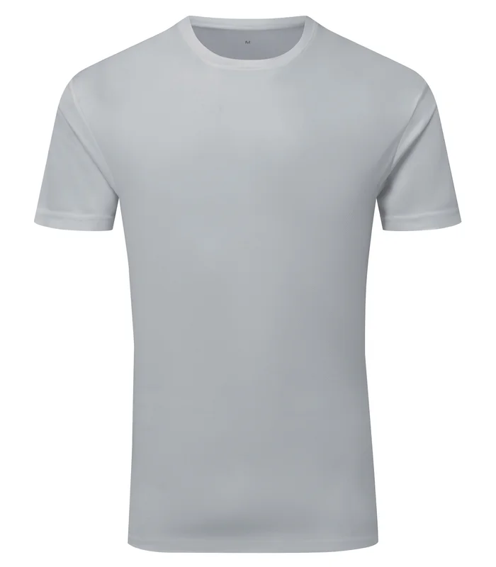 TriDri® TriDri® TriDri® Ion-Charge recycled textured tee in Cool Grey