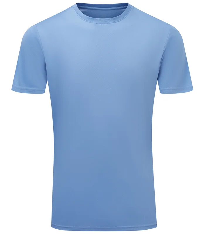 TriDri® TriDri® TriDri® Ion-Charge recycled textured tee in Cornflower