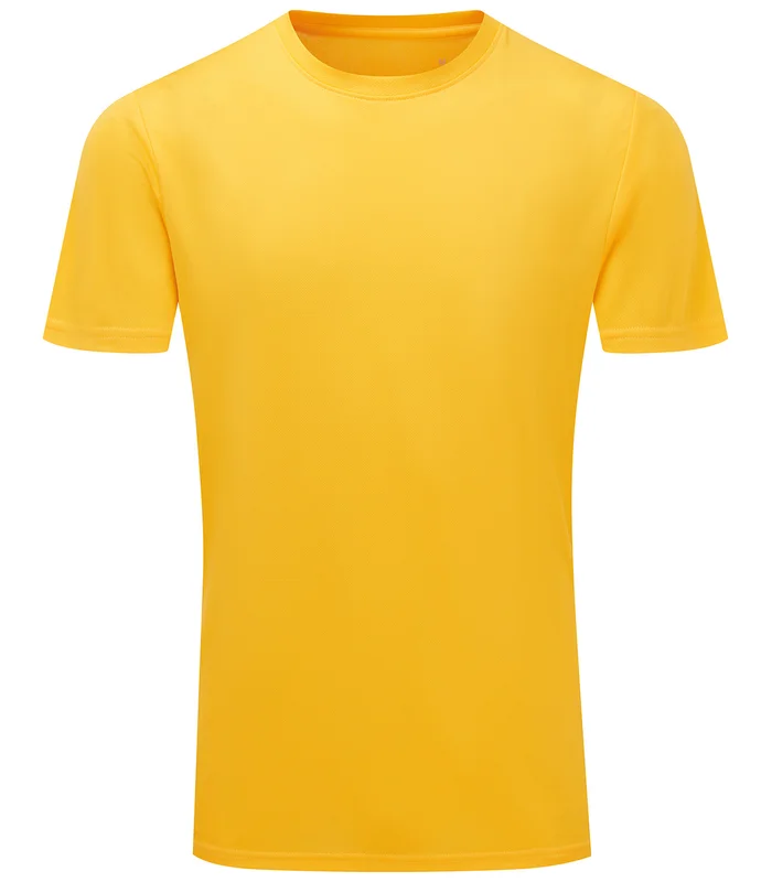 TriDri® TriDri® TriDri® Ion-Charge recycled textured tee in Sun Yellow