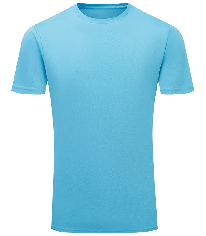TriDri® TriDri® TriDri® Ion-Charge recycled textured tee in Turquoise