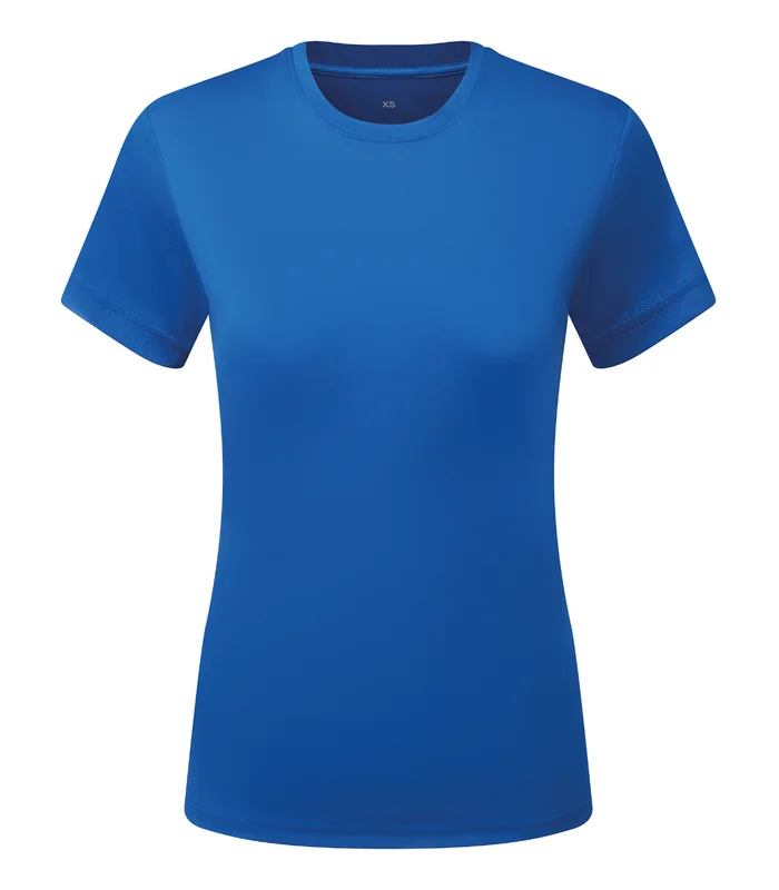 TriDri® TriDri® Womens TriDri® Ion-Charge recycled textured tee in Royal