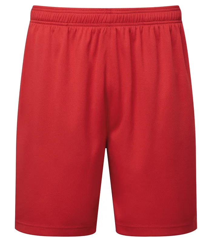 TriDri® TriDri® Unisex TriDri® Ion-Charge performance shorts in Fire Red