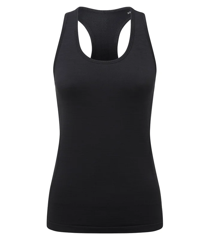 TriDri® TriDri® Women's TriDri® recycled seamless 3D fit multi-sport flex vest in Black