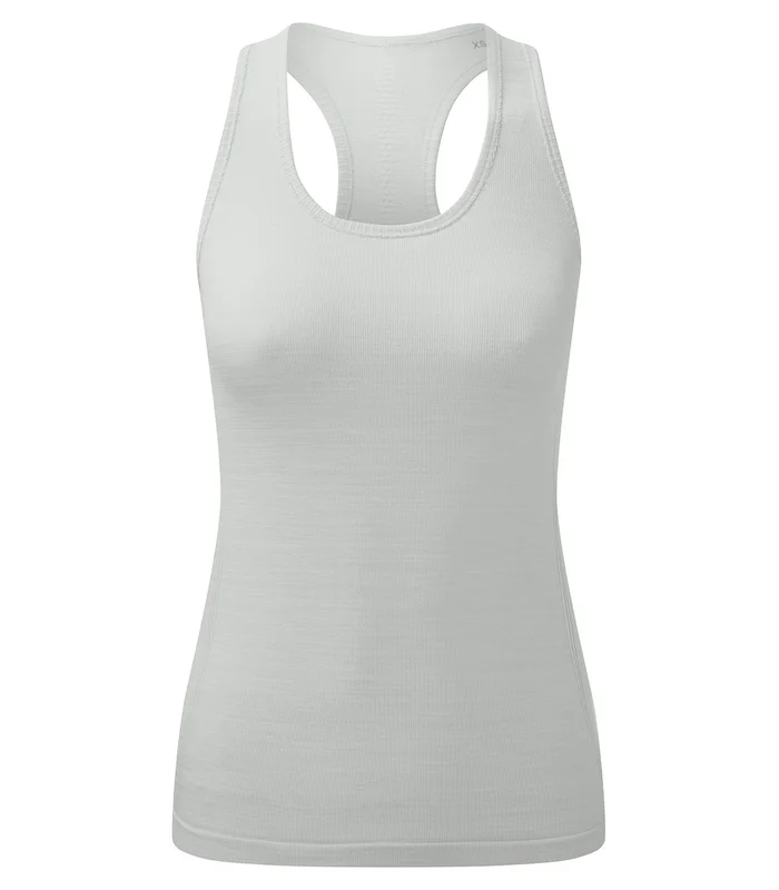 TriDri® TriDri® Women's TriDri® recycled seamless 3D fit multi-sport flex vest in Cool Grey Melange