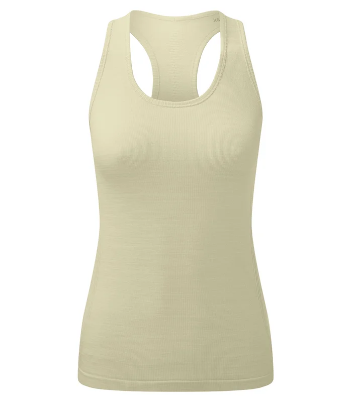 TriDri® TriDri® Women's TriDri® recycled seamless 3D fit multi-sport flex vest in Sage Green Melange