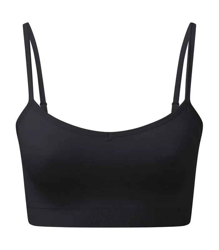 TriDri® TriDri® Women's TriDri® recycled seamless 3D fit multi-sport flex bra in Black