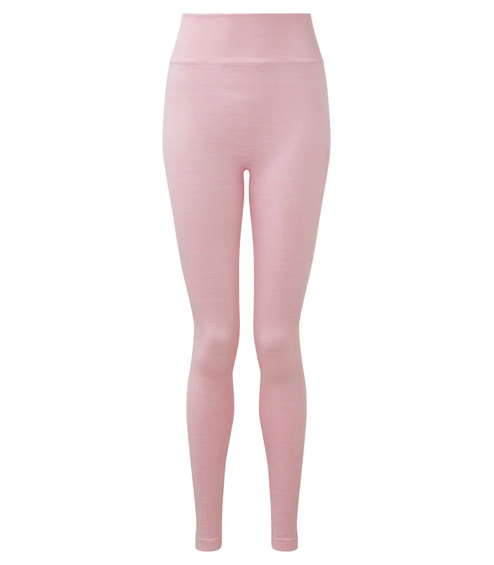 TriDri® TriDri® Women's TriDri® recycled seamless 3D fit multi-sport flex leggings in Light Pink Melange