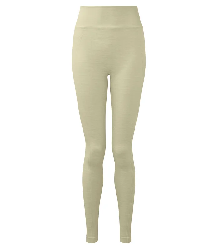 TriDri® TriDri® Women's TriDri® recycled seamless 3D fit multi-sport flex leggings in Sage Green Melange