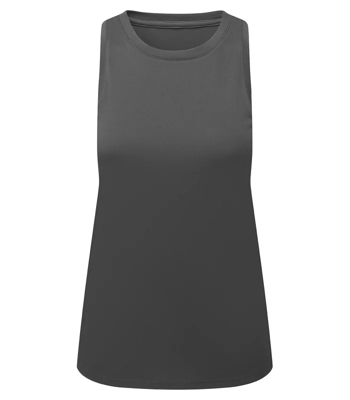 TriDri® TriDri® Womens TriDri® Ion-Charge Easy Fit tank top in Charcoal