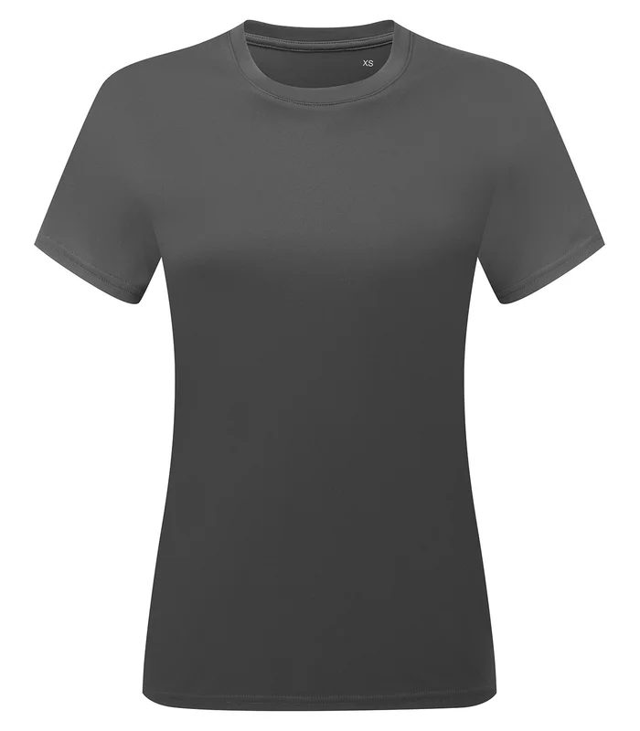 TriDri® TriDri® Womens TriDri® Ion-Charge Easy Fit tee in Charcoal