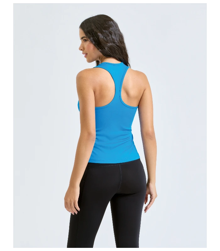 TriDri® TriDri® Womens TriDri® recycled performance slim racerback vest in Black