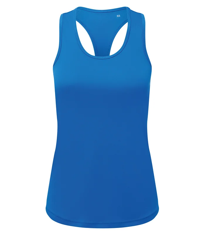 TriDri® TriDri® Womens TriDri® recycled performance slim racerback vest in Sapphire