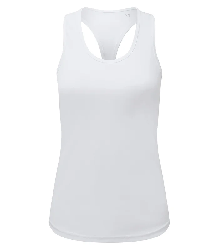 TriDri® TriDri® Womens TriDri® recycled performance slim racerback vest in White