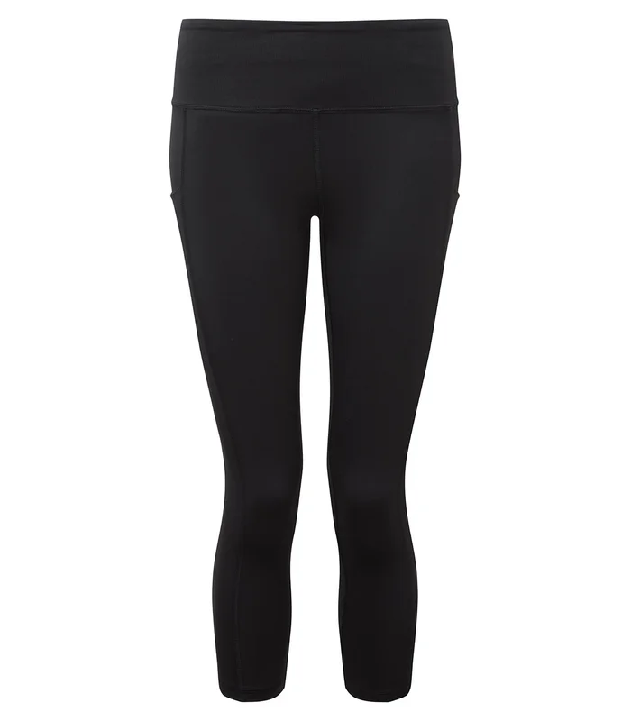 TriDri® TriDri® Women's TriDri® recycled performance leggings 3/4 length in Black
