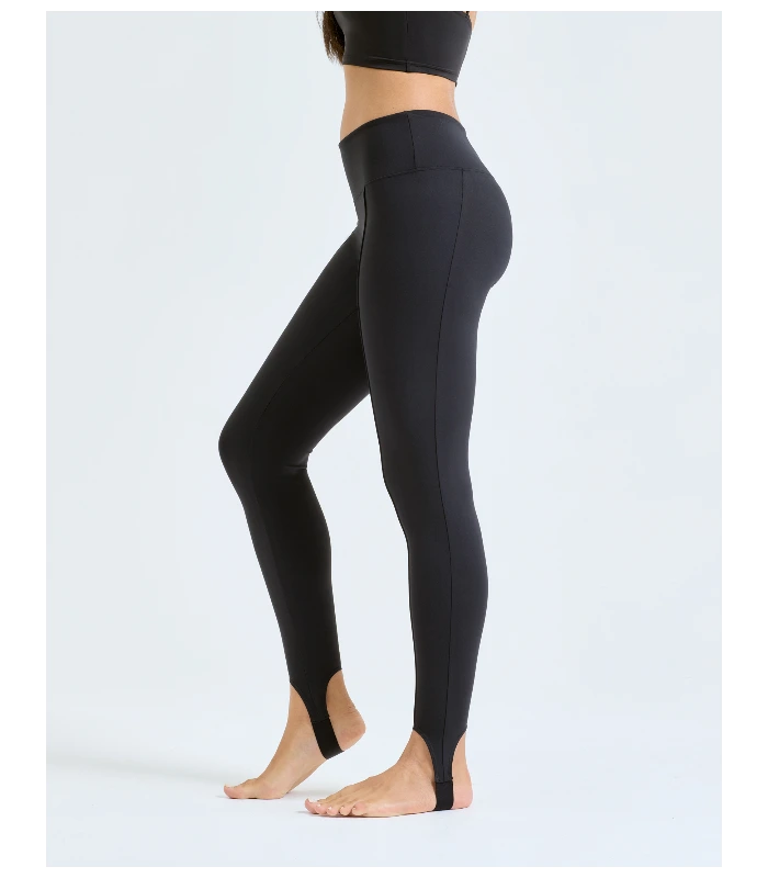 TriDri® TriDri® Womens TriDri® recycled fashion stirrup leggings in Black