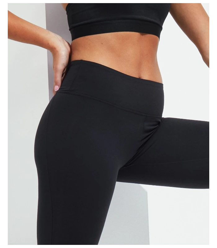 TriDri® TriDri® Womens TriDri® recycled flare leggings in Black