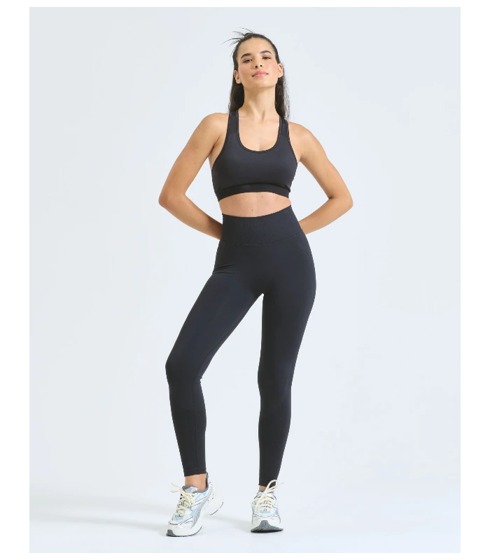 TriDri® TriDri® Women's TriDri® recycled scrunch leggings in Black
