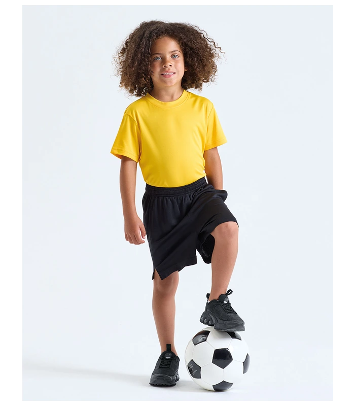 TriDri® TriDri® Kids TriDri® Ion-Charge performance shorts in Black