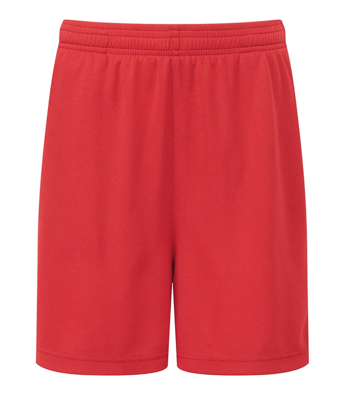 TriDri® TriDri® Kids TriDri® Ion-Charge performance shorts in Fire Red