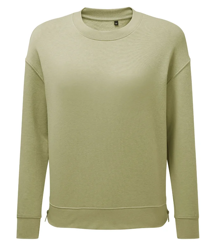 TriDri® TriDri® Women's TriDri® Recycled Chill Zip Sweatshirt in Sage Green
