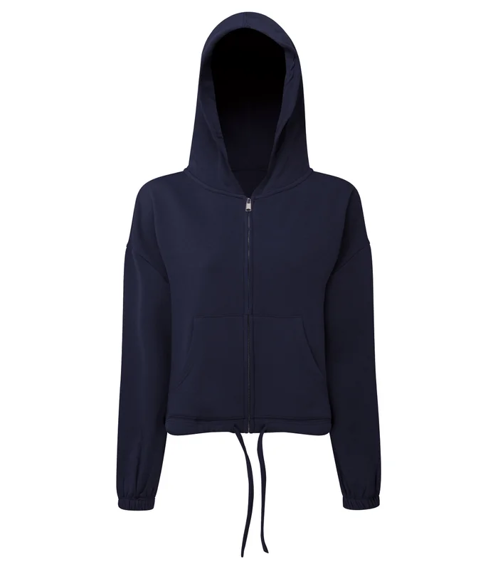 TriDri® TriDri® Womens TriDri® recycled drawstring full-zip hoodie in Navy