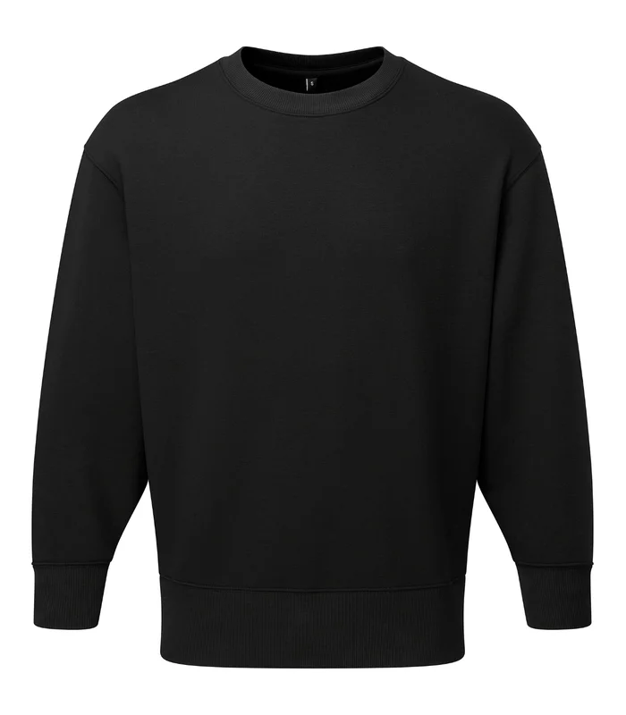 TriDri® TriDri® Unisex TriDri® oversized sweatshirt in Black