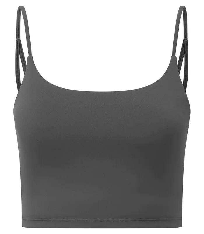 TriDri® TriDri® Womens TriDri® recycled Luxe bra in Charcoal